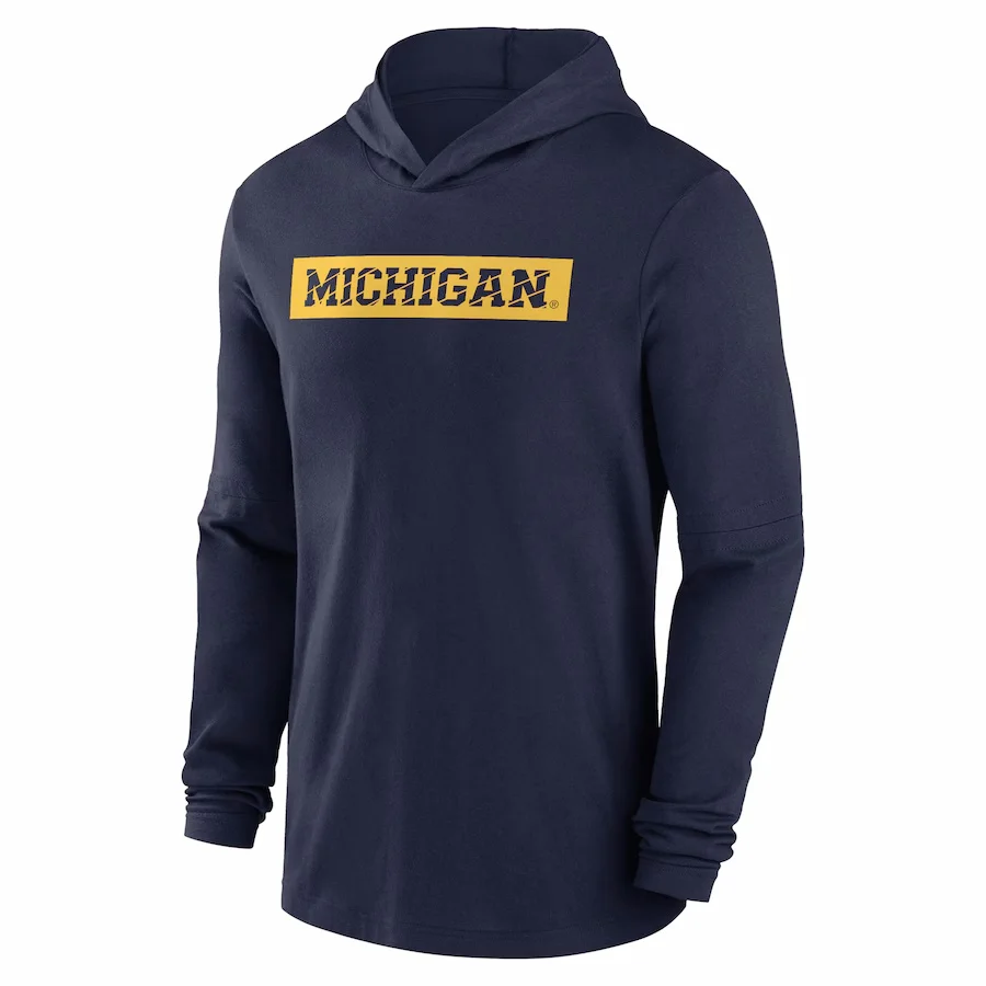 2024 Autumn Oversize Unisex Sport Loose All Cotton MICHIGAN Printed Hoodie Long Sleeve Hoodie Luxury Brand Fashion New Tees