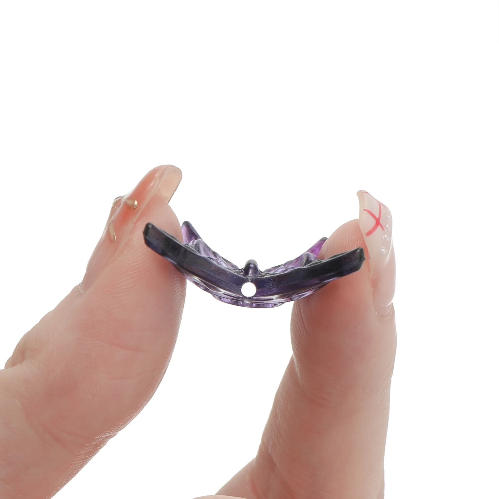 10 ピース/ロット 2 色蝶アクリルビーズルーススペーサービーズジュエリー Fingdings マーキング DIY ネックレスブレスレットアクセサリー