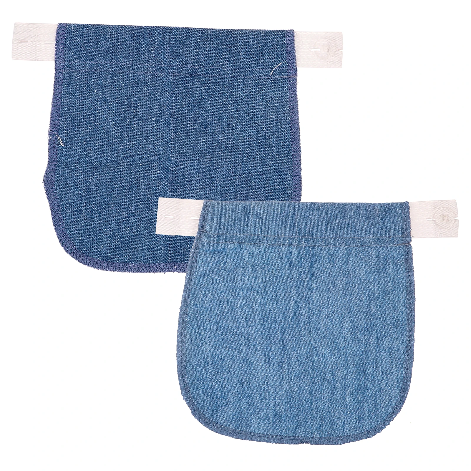 2 pcs Elastic Waistband Extender Comfort Pants Button Repair Patch For Men Women Maternity Stretchy Waist Extender Durable