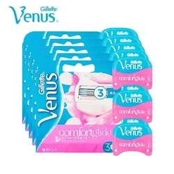 Женская бритва Gillette Venus с гладкими бритвенными лезвиями, трехслойные острые лезвия для бритья, женские сменные лезвия для тела, Подарочные головки