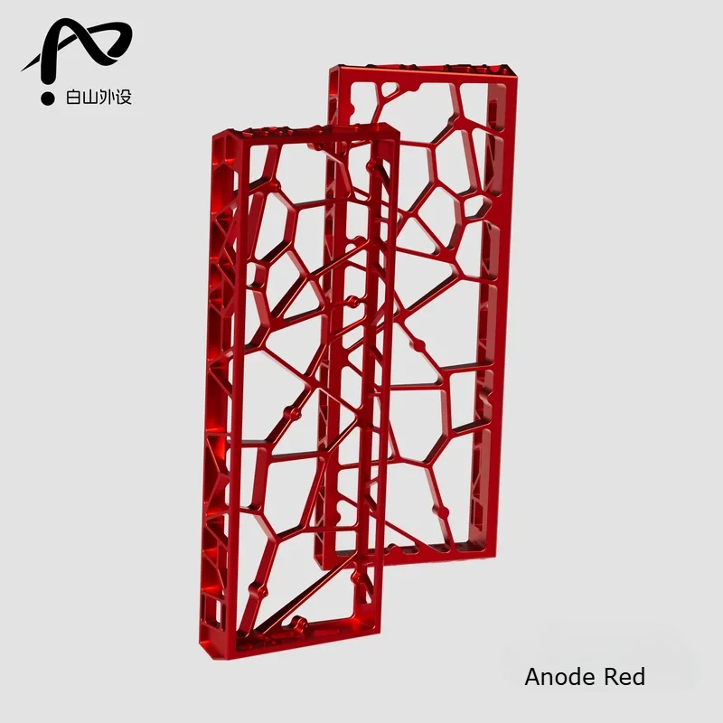 SU60 Mad 60he GH60 Hollow Aluminum Keyboard Shell 60% Keys Layouts Keyboard Case For Wooting 60he Rakka GT60 Keyboard Gamer Gift