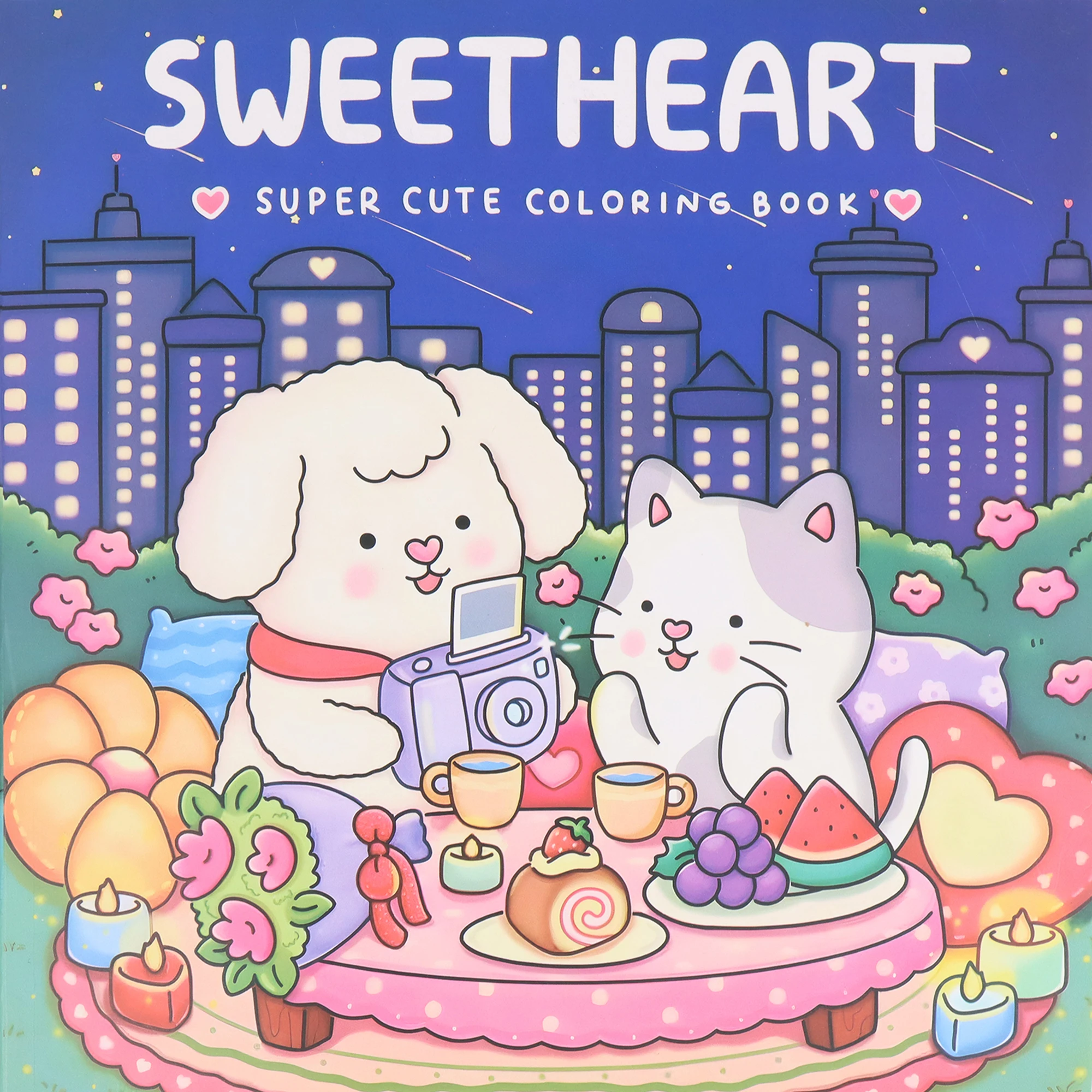 Sweetheart: Coloring Book for Adults Featuring Adorable Cute Animals Valentines