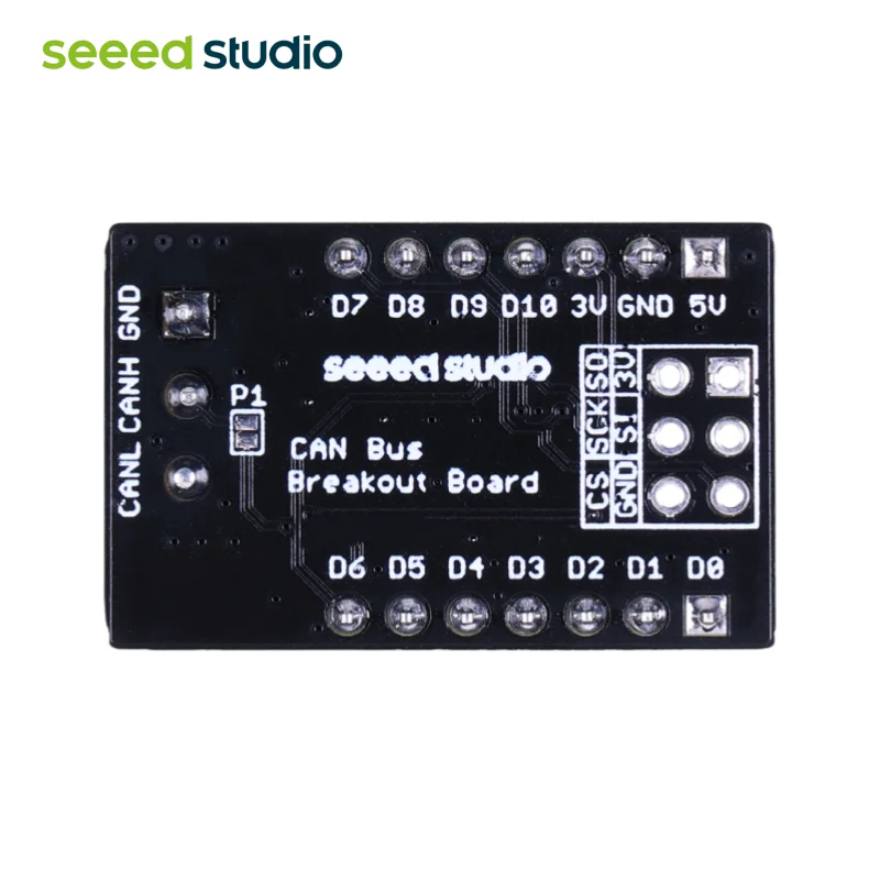 Seeed CAN Bus Breakout Board for XIAO /QT Py,expansion board for all XIAO boards, MCP2515 controller,SN65HVD230 transceiver chip
