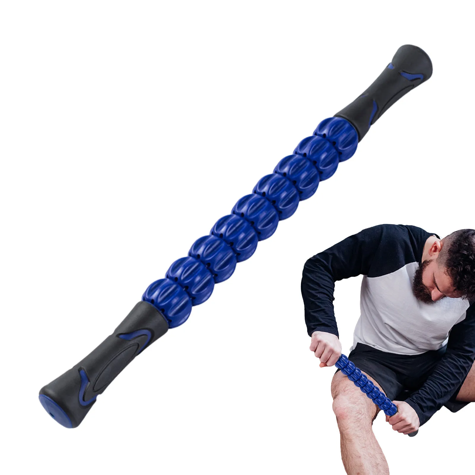 

Massage Stick Roller Muscle Roller Massager Massage Stick Roller With Non-slip Handle Effectively Relax Cellulite Roller For