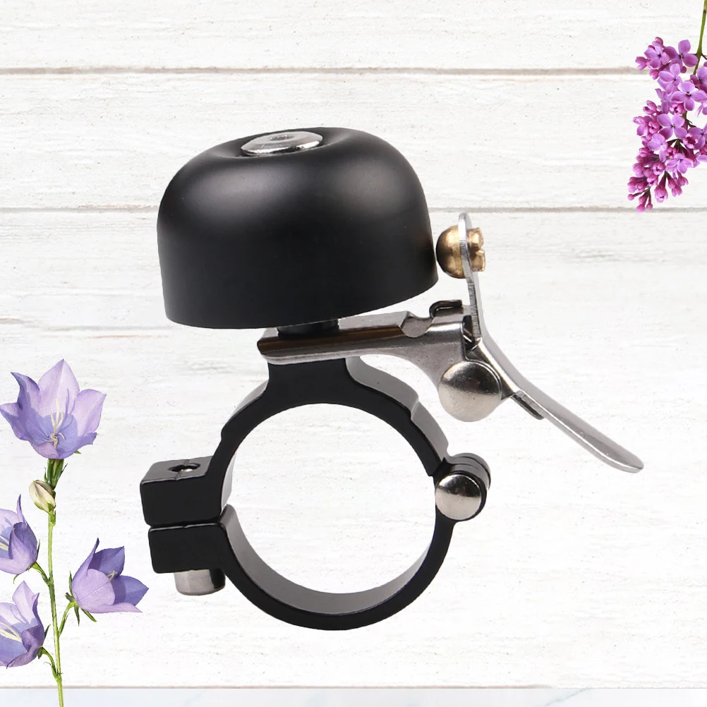 

1Pc Vintage Copper Bike Bell Horn Loud Sound Bike Ring Cycling Warning Bells for Mountain Bike Road Bike (Black)