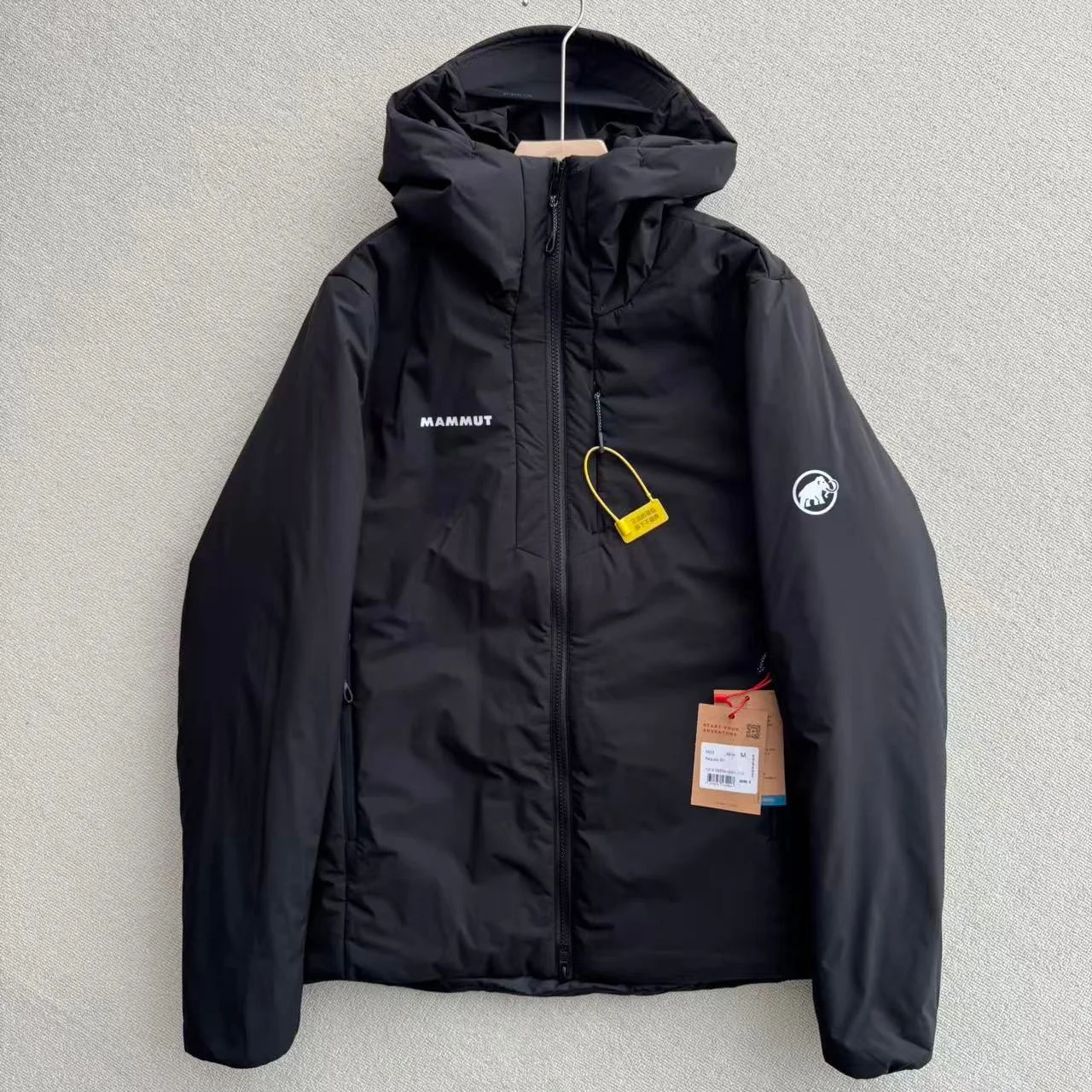 MAMMUT Chaqueta de algodón para hombre, deportes al aire libre, informal, holgada, de gran tamaño, versátil, a prueba de viento, ropa de algodón, tela de nailon, abrigo de invierno