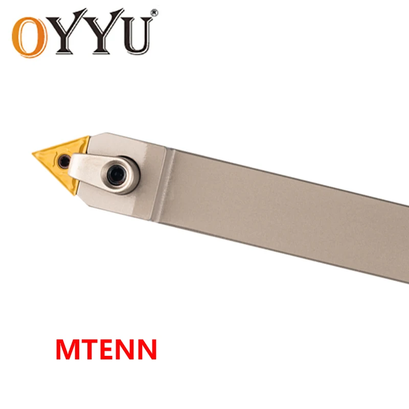 OYYU White Nickel Turning Tools MTENN MTENN1616H16 MTENN2525M16 MTENN1616 MTENN2525 CNC Lathe Cutting External Tool Bar Inserts