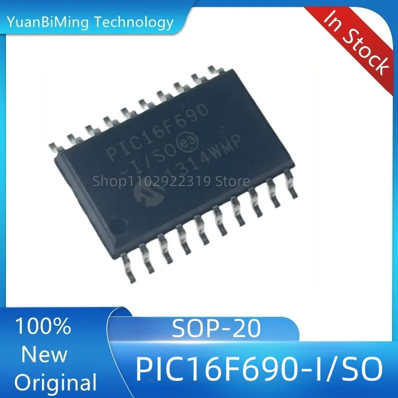 2-10pcs/lot PIC16F690 PIC16F690-I/SO SOP-20 In Stock