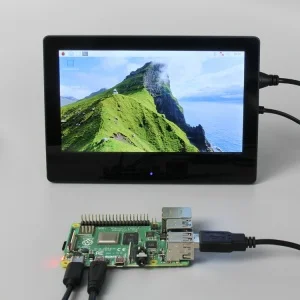 LCD 7.0 Inch 1024*600 HDMI IPS USB Capacitive Touch LCD Module Display Monitor Screen Panel with Enclosure for Raspberry Pi
