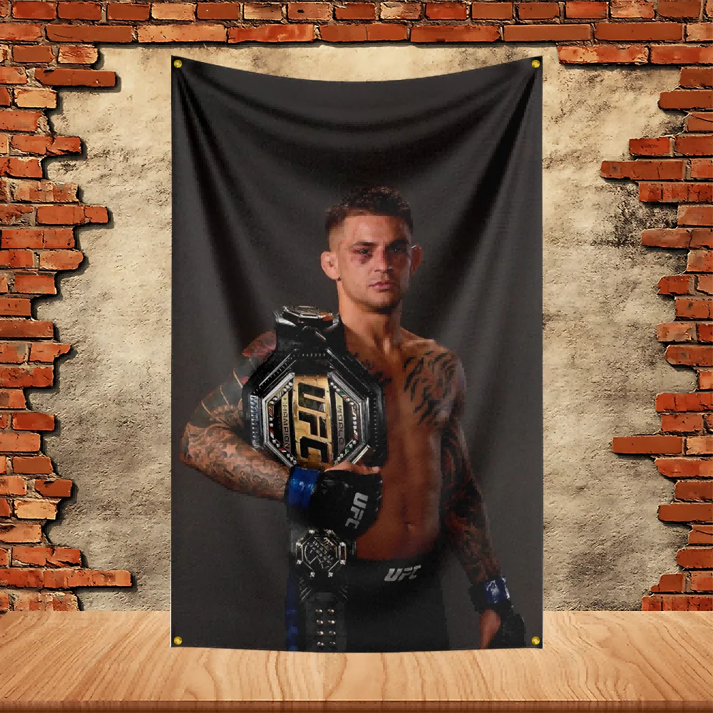 90X150ft Dustin Poirier Boxing Party Flag Polyester Printed Flag Banner Tapestry for Garden Garage Decoration Concert Flag - Detail 1