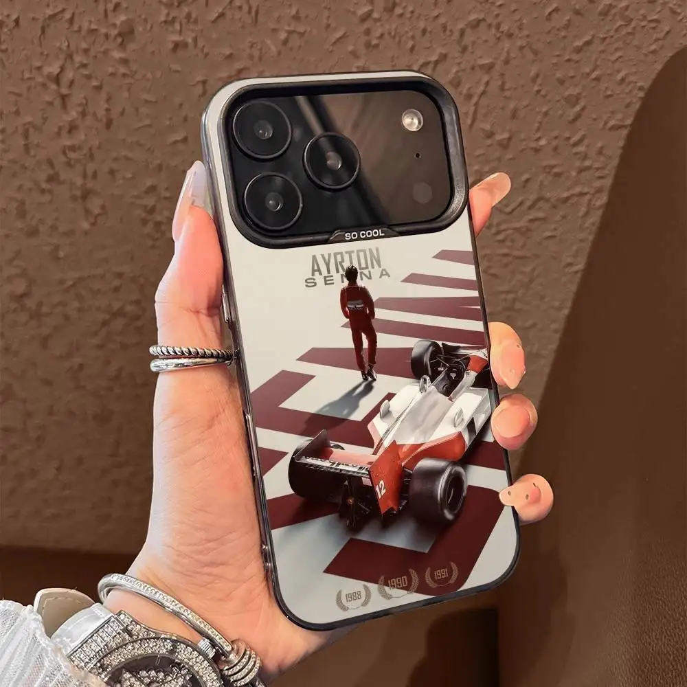 حافظة هاتف A-Ayrton Senna لهاتف iPhone 17,16,15,14,13,12,11,Pro,Max,Plus,E,Air, Mini Black Tpu #5