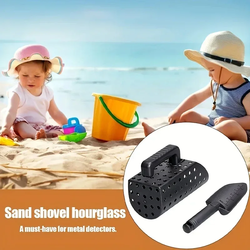 Hot Sell Plastic Metal Detector Sand Scoop Shovel Set Beach Gold Digging Filter Tool for Underground Metal Treasure Detect