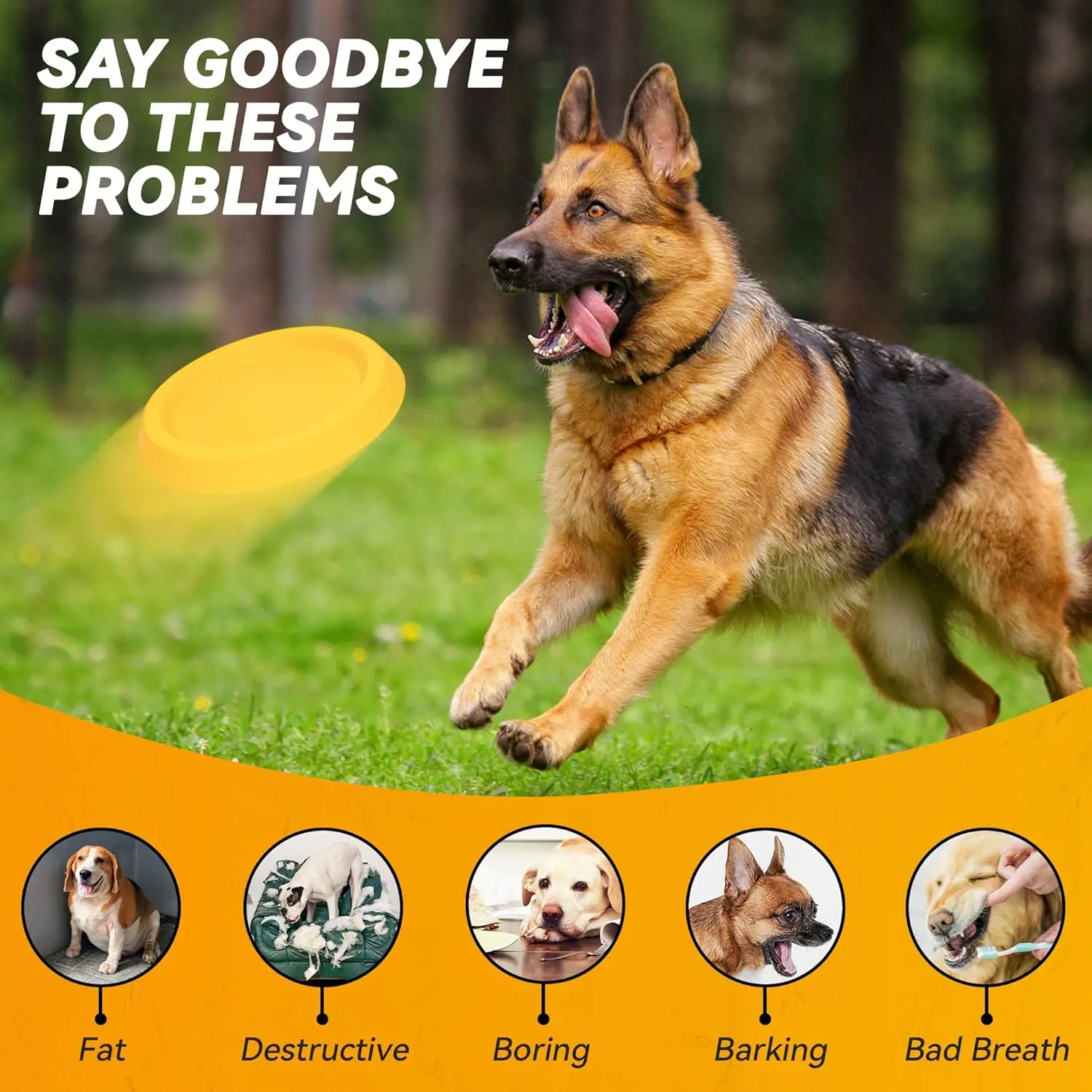 Durable Floating Dog Flying Disc 5