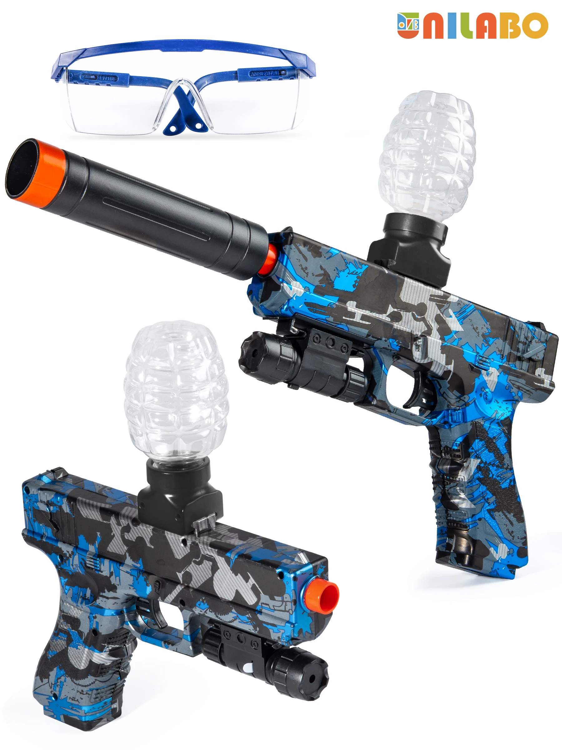 2025 Nouveau jouet de pistolet de blaster électrique, tir de haute précision, jeu de fête - Cadeau de Noël de Thanksgiving d'Halloween (sans balles)