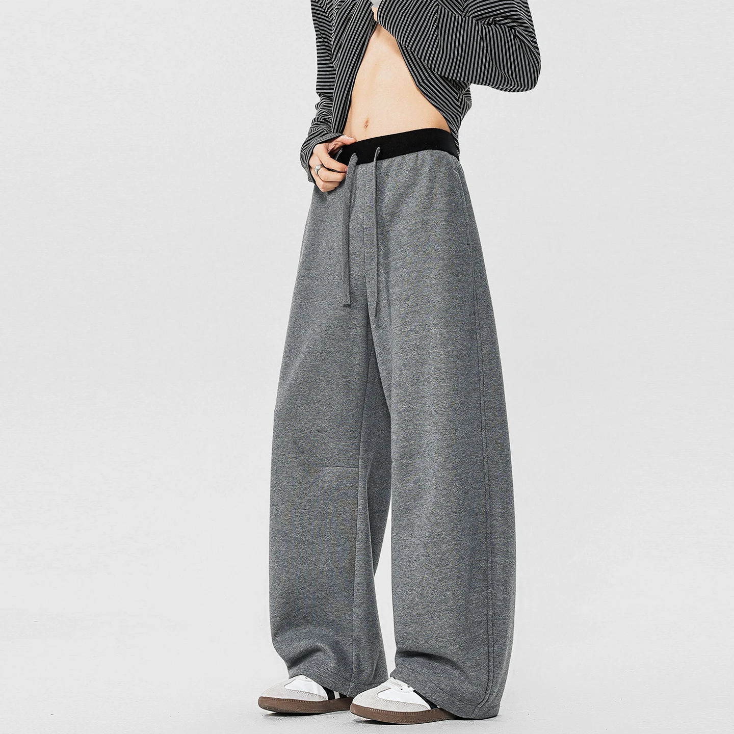 

Мужские повседневные брюки American Sle с двойным поясом, вставками и плиссировкой, винтажные, модель K985 Special P45