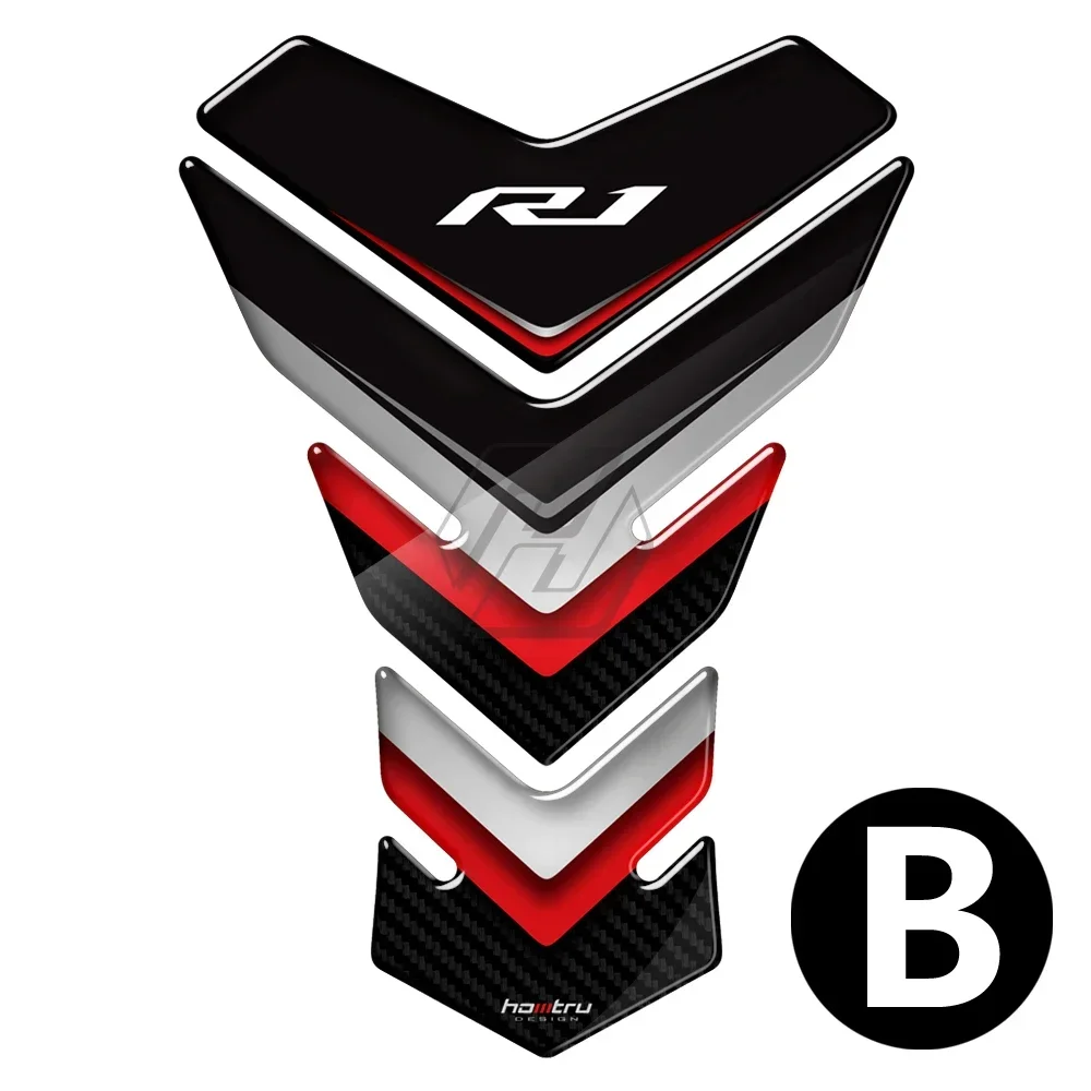 Per Yamaha R1 YZF-R1 Tankpad 3D Protezione serbatoio moto Decorazione accessorio moto