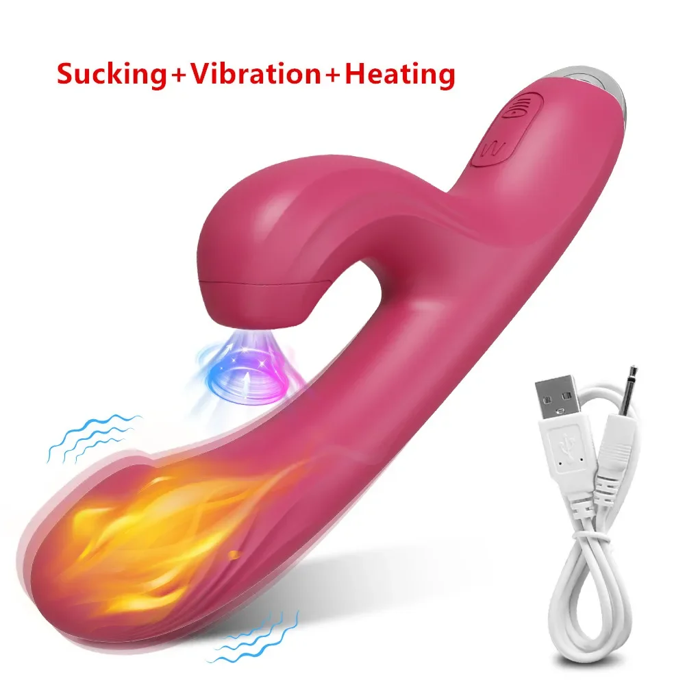 Powerful Rabbit Vibrator With Thrusting And Sucking Stimulation_voghion.com