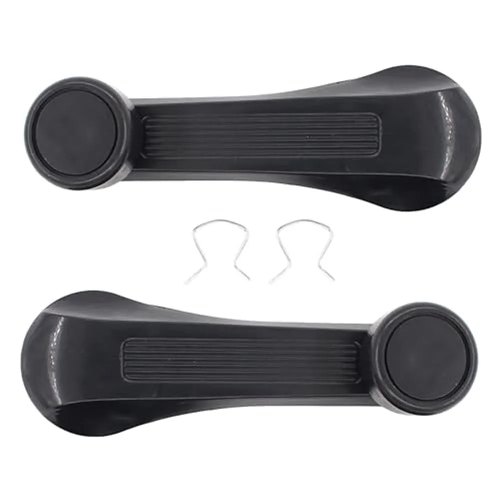 

Black Window Control Handles Custom Car Door Handles Bumper Non-deformation Design Wear-resistant Material 2PCS Set
