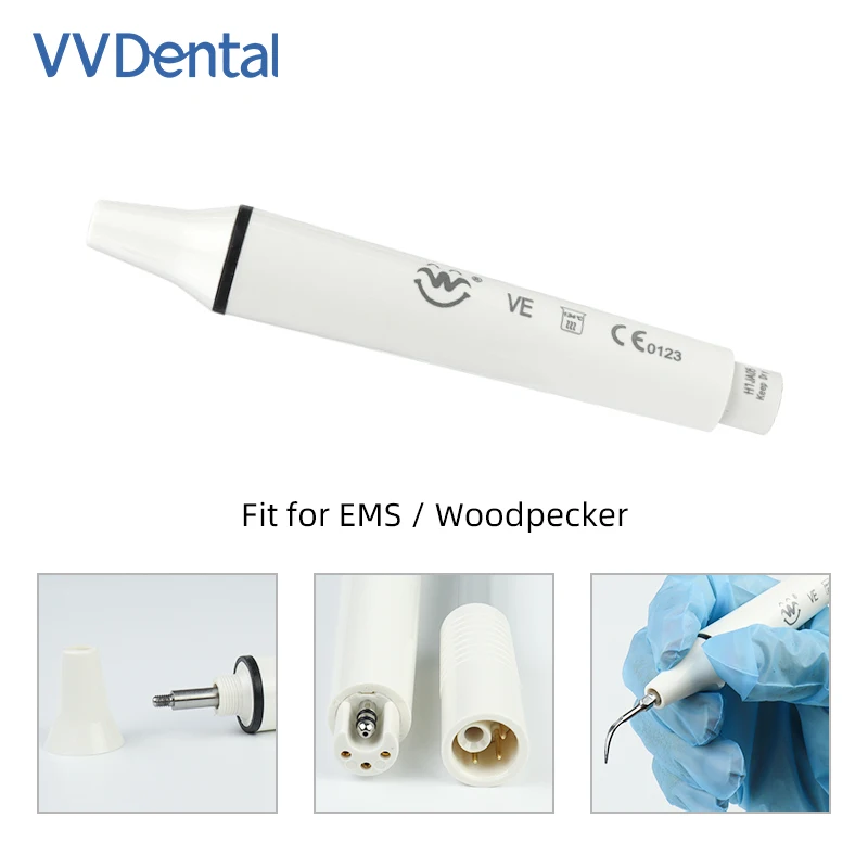 Escarificador ultrasónico piezoeléctrico Dental, pieza de mano desmontable con LED apto para pájaro carpintero/USD/ EMS/ SATELEC/DTE Teeh,