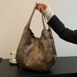 Womens Hand Bags Soft PU-Leather Shoulder Bags Ladies All-Matching Shopping Dating Bag Large Capacity Crossbody Bag Gift