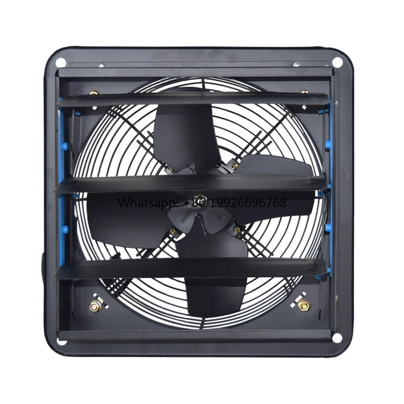

High Quality 10/12/14/16/20 Inch Warehouse Automatic Opening and Closing Metal Shutter Type Exhaust Fan