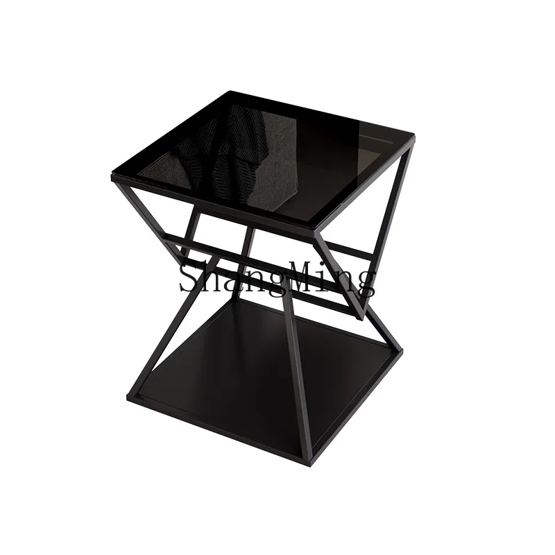 

DHY Tower Art Tea Sofa Side Balcony Square Bedroom Bedside Square Table Hotel Room