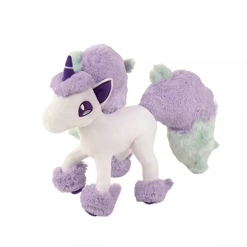 Pokémon Center Galar Region Ponyta &Rapidash plush Toy Doll The foot has a movable skeleton view 2
