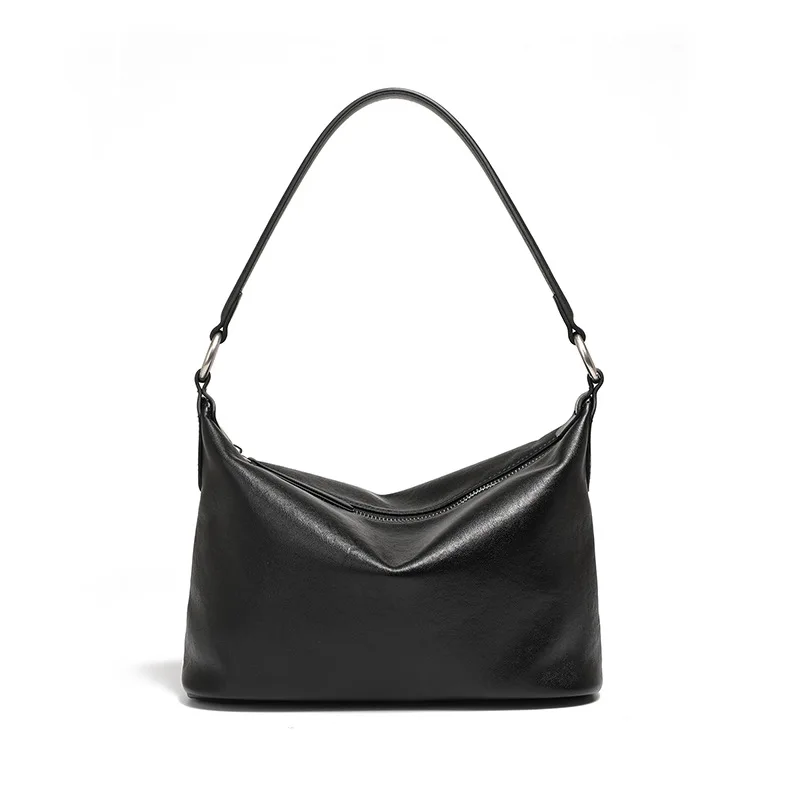 

Soft Leather Dumpling Bag Leather Bag Soft Leather Large Capacity Minimalist Crossbody Bag Women Female Luxury Fashion