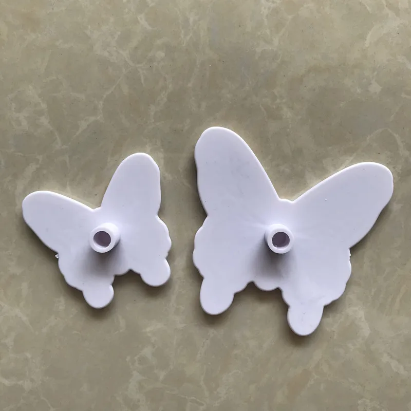 Fondant Tool, Size 2pcs Three-dimensional Lace Butterfly Embossing Mold, Plastic Biscuit Cutting Mould XG401