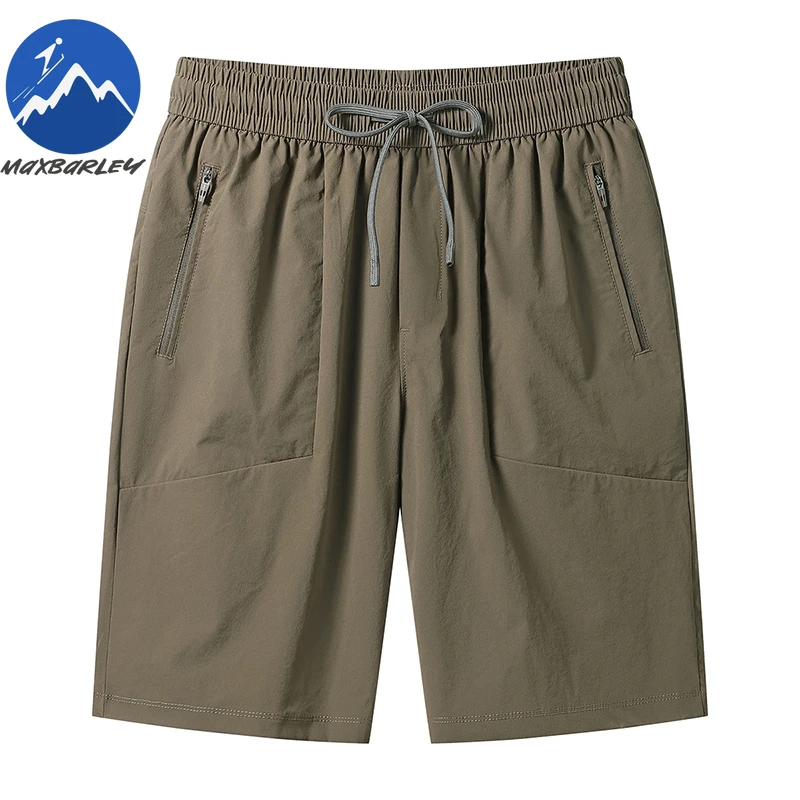 

Plus Size XL-7XL Men's Ice Silk Shorts Summer Breathable Quick Dry Loose Casual Five Points Pants For Fitness Sports Running