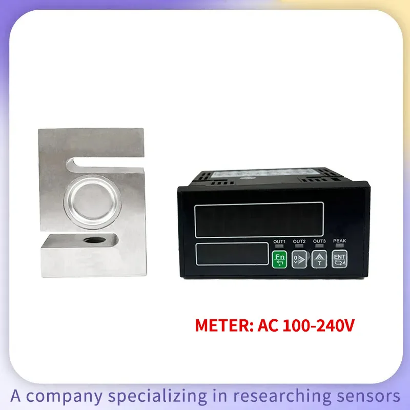 

High Quality S Type Load Cell + Load Cell Indicator display 10KG- 1T/ 2T Biosensor Weighing Sensor Weight Control Instrument