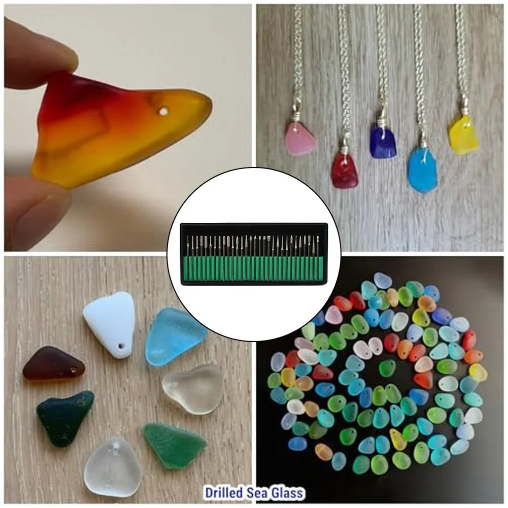 Precisieboren DIY-boorset Knutselprojecten 1 mm Tipgrootte 18 inch schacht 30-delige set Zuinige prijs