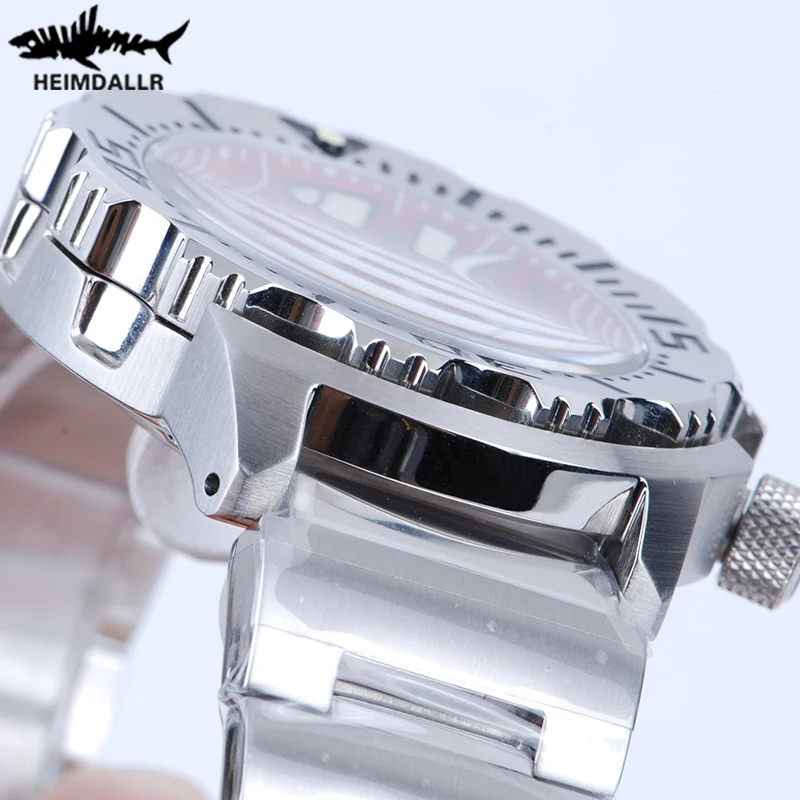 Heimdallr Monster Men Diver Watch Stainless Steel 200M Water Resistance C3 Luminous Japan NH36 Automatic Mechanical Wristwatch