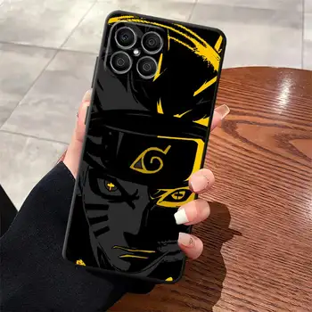 Černý měkký kryt na telefon s anime N-Narutos pro Honor 70 X9a Magic5Lite X8 200 400 Lite 8X X6 90 X5b X7 6 nejlepší prodej maska pro Honor 8X - №5