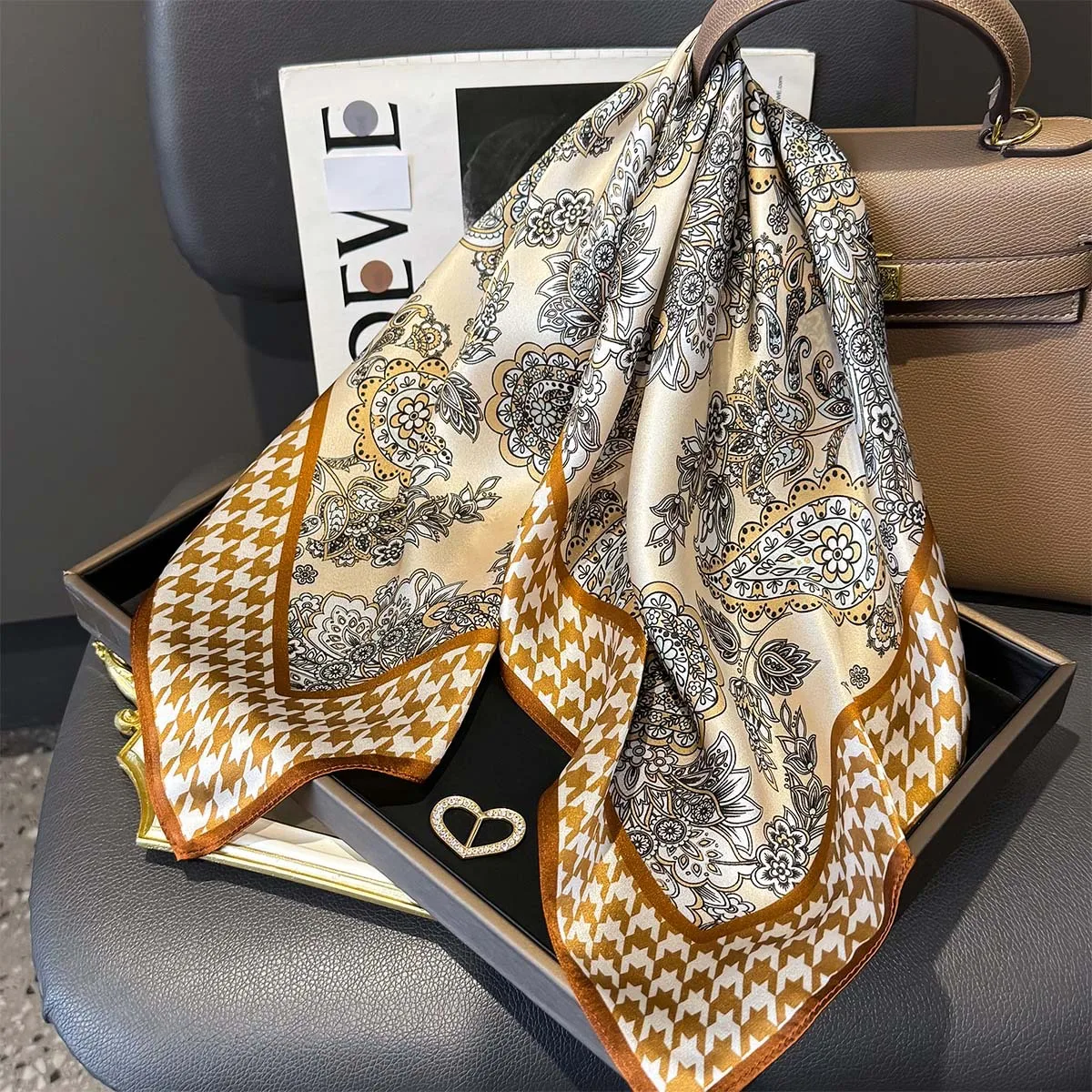 

Новый 100% натуральный шелковый шарф, женская повязка на голову, пончо, платок из пашмины, женские шарфы-банданы, хиджаб, шаль, квадратный головной платок