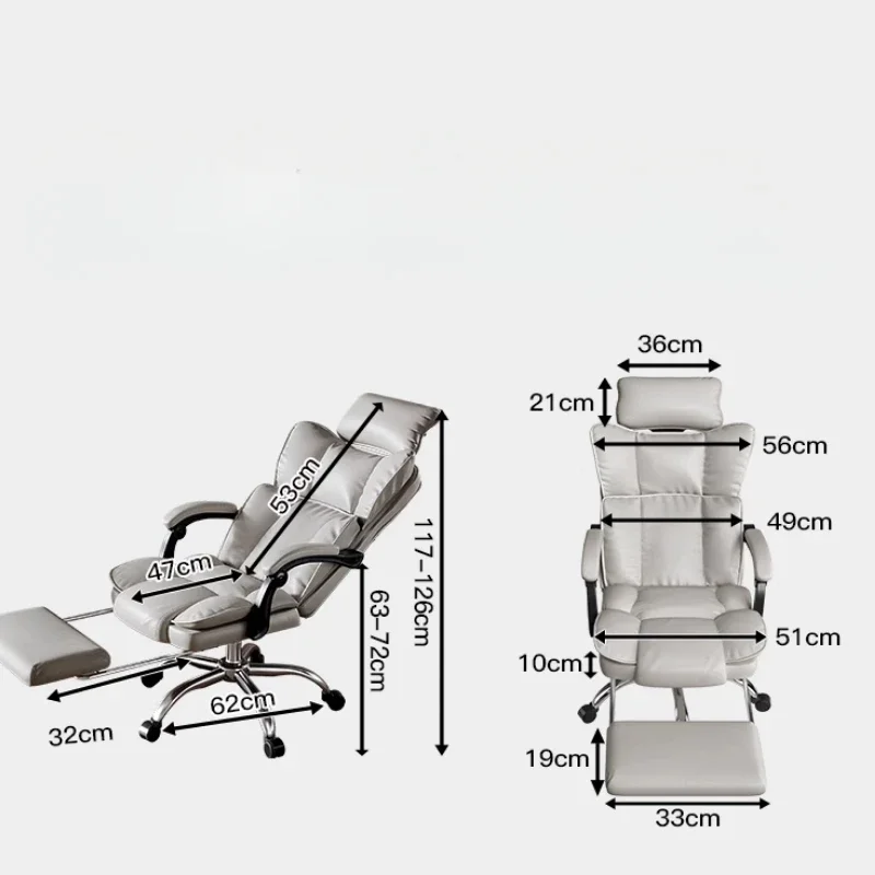 Gaming Chairs  Desk Office Computer Relaxing  Ergonomic Office Rocking Chair Adult Ergonomic Chair Foot Rest