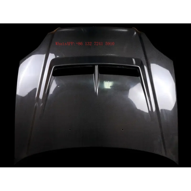 Style Carbon Fiber Hood Bonnet with Gloss Finish