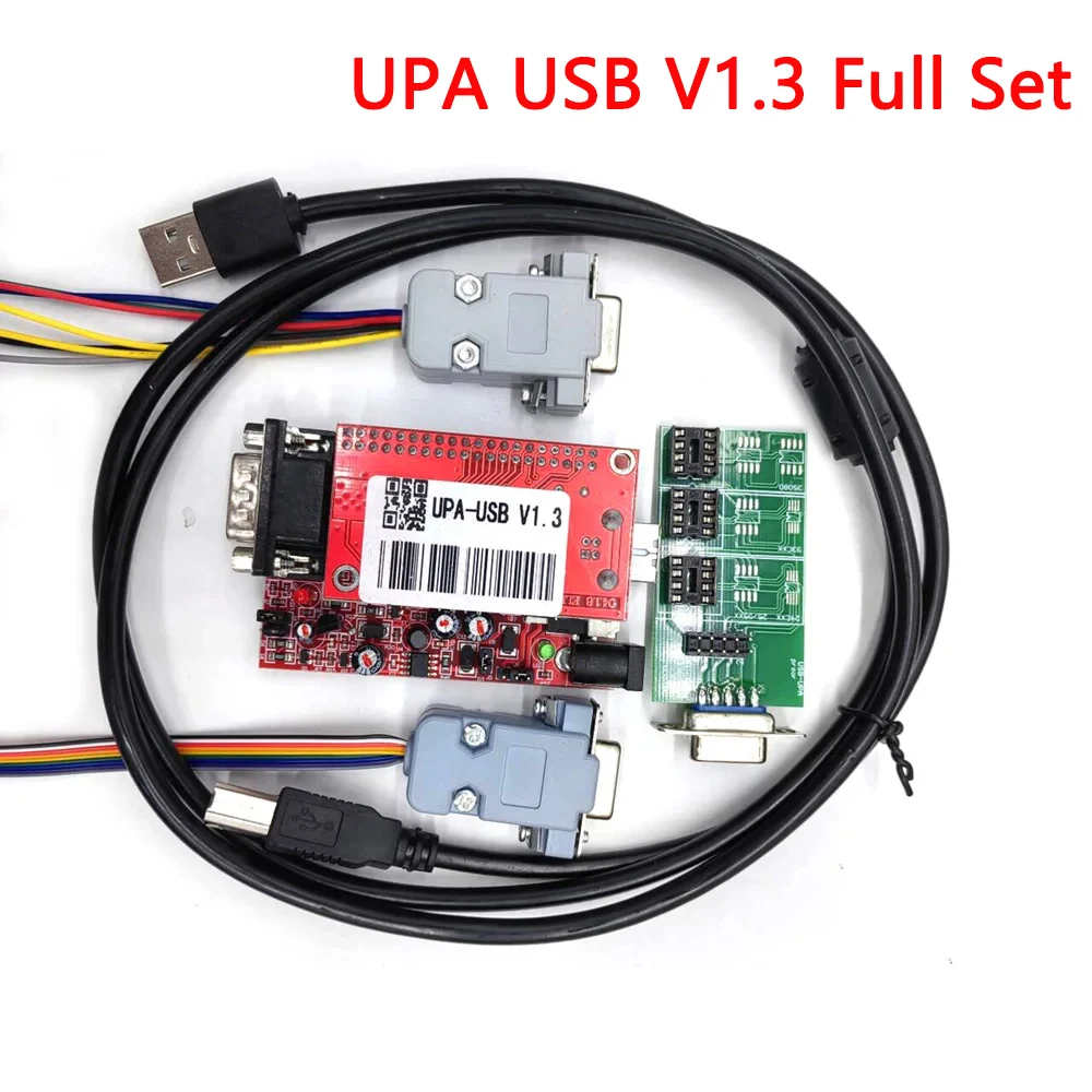 UPA USB V1.3 Programmer Main Unit Full Set ECU Chip Tuning 1.3 Eeprom Adapter UPA Cable CAS Cable UPA USB Adapter