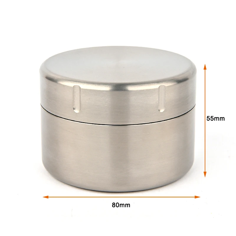 Big Capacity Waterproof Titanium Alloy Box Sealed Storage Container for Tea Pill Dry Items Multi-function Gadget Medicine Case