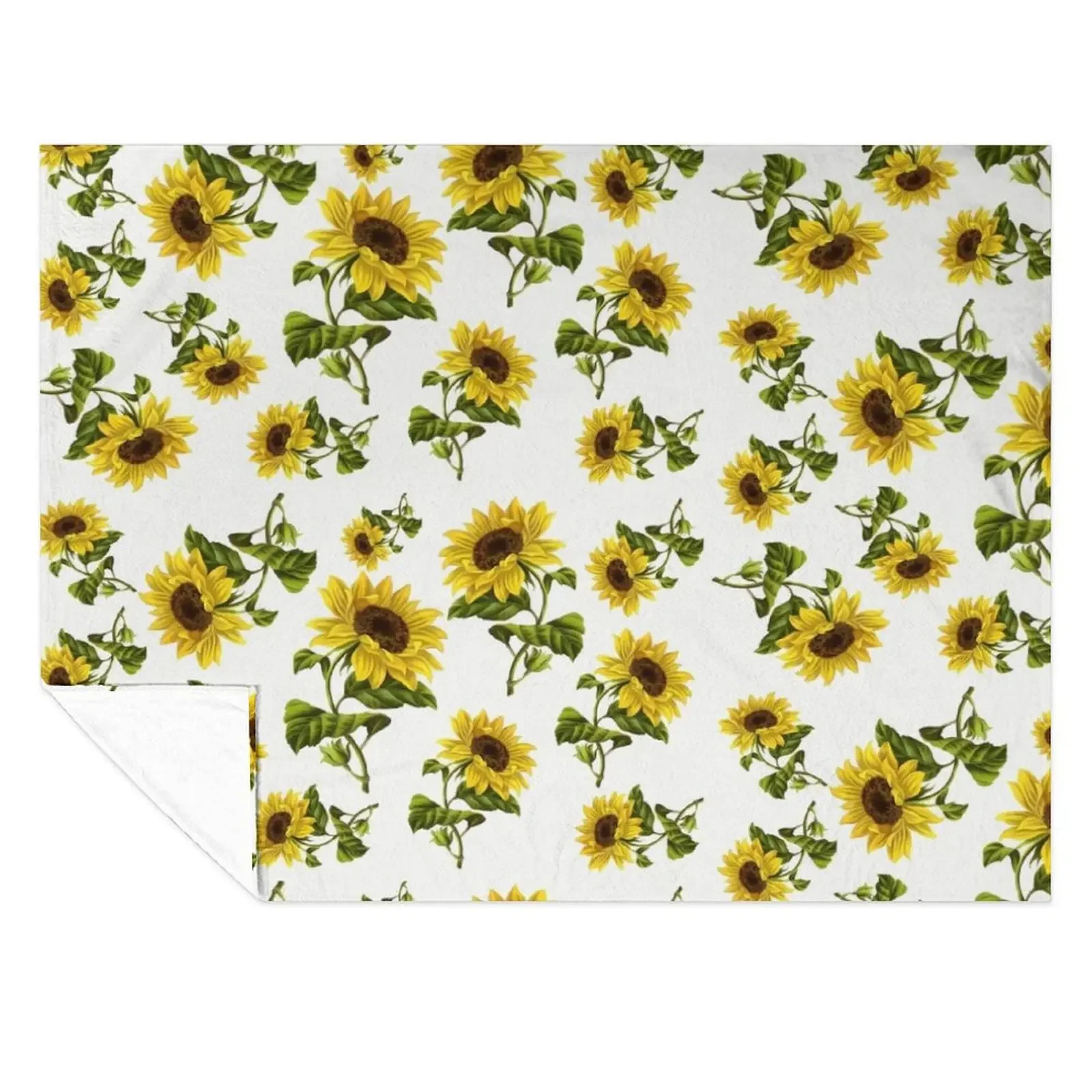 

Sunflower Pattern Throw Blanket heavy to sleep Blankets For Sofas Cute Plaid christmas gifts Blankets
