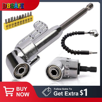 105 Degree Right Angle Drill Adapter Flexible Shaft Extension Bit for Screwdriver Hand Tools Magnetic Bit Socket Power for Drill