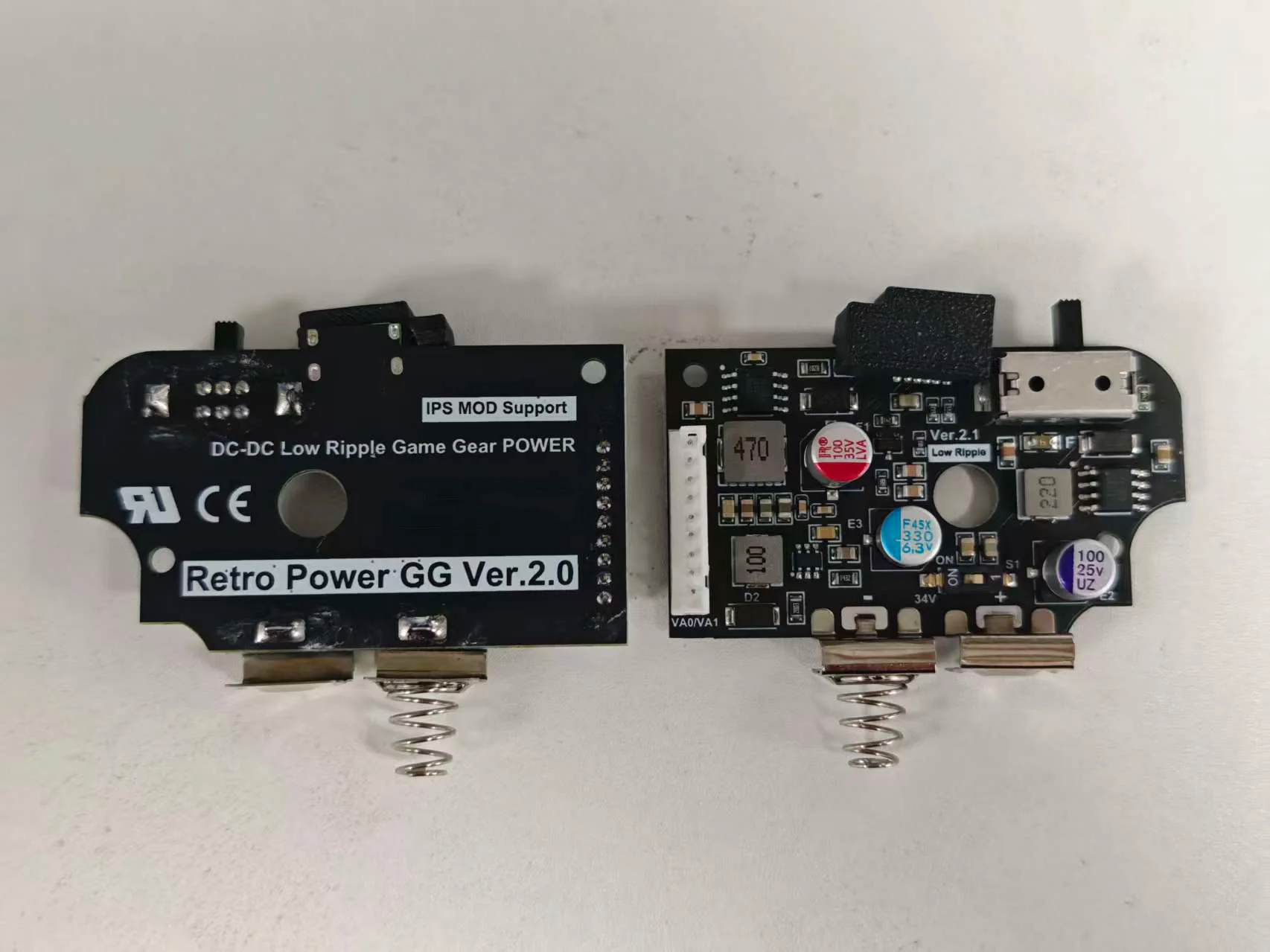 V2.0 USB-C Power Board Replacement PCB Board Power Switch Motherboard High Quality Accessory For SEGA Game Gear GG Console view 2
