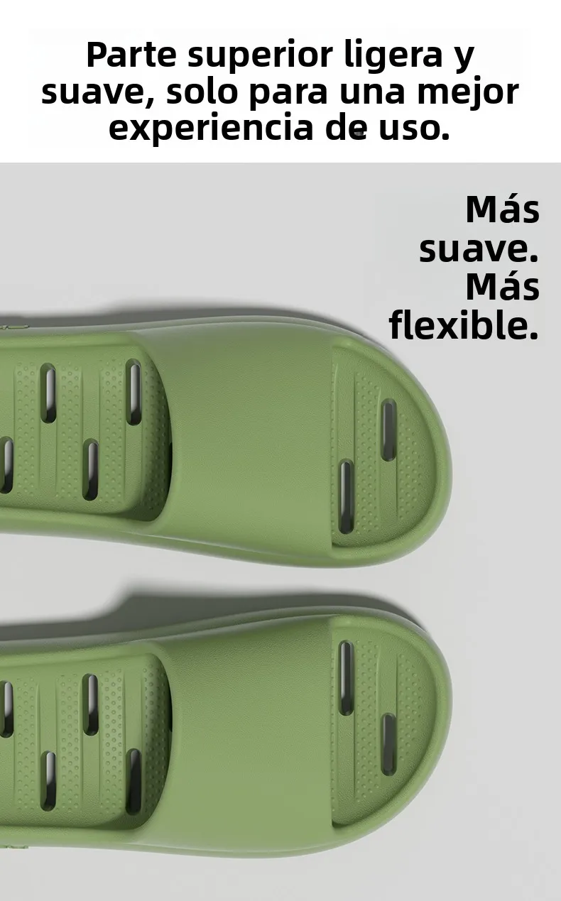 Zapatillas de baño antideslizantes EVA para el hogar, zapatos de interior de secado rápido, nuevo estilo de verano para hombr...