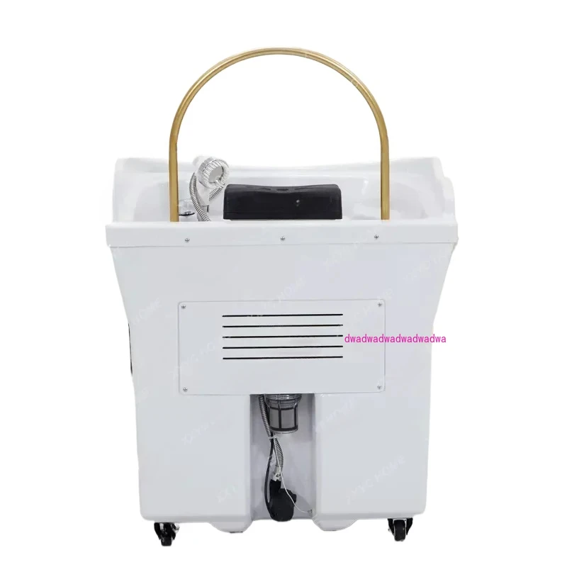 Water Circulation Shampo Chair Sink Portable Stylist Head Spa Hair Wash Basin Chair Move Shampouineuse  Furniture MQ50SC