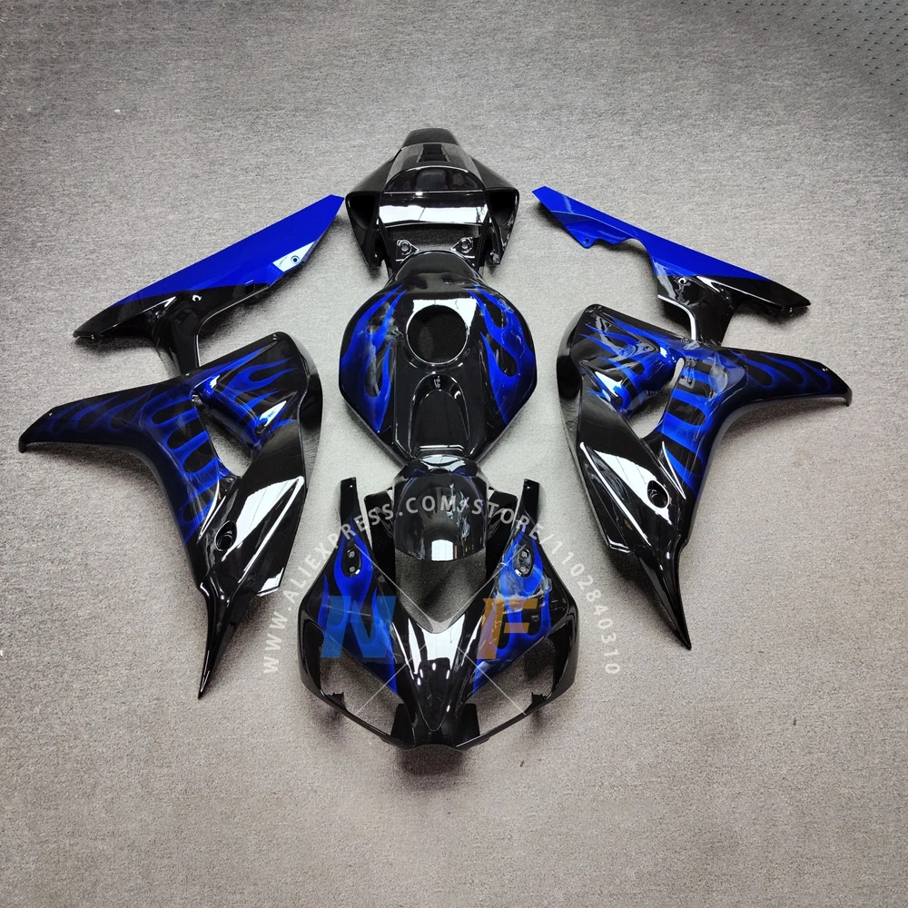 Customizable Fairings CBR1000RR 2006 2007 Blue Flame Motorcycle Bodywork Covers Fairing Kit for HONDA CBR 1000RR 06 07