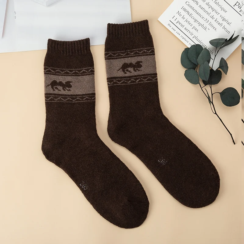 3 Pairs/Set Winter Men Socks Keep Warm Thicken Rabbit Fur Soft Essential Comfortable High Quality Male Socks