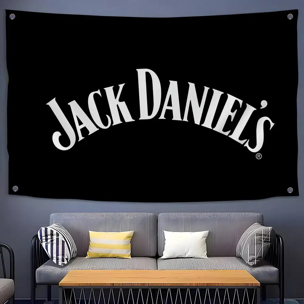 Brand J-Jack D-Daniels Flags Flags for Room, Bedroom, Home, Outdoor, Wall Hanging, Concert Print, Art Banner