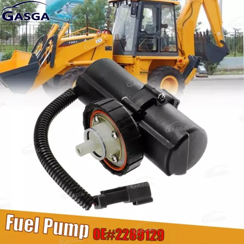 12V Fuel Pump 228-9129 2289129  349-5327 Electric Fuel Pump Assembly for Caterpillar Backhoe 414E 416D 416E 420D 420E 422E