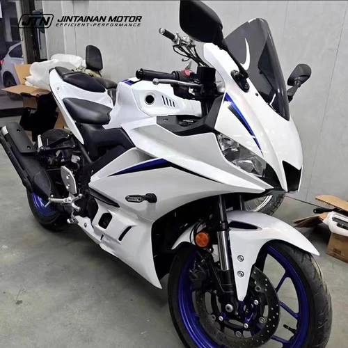 Imagen 2 del producto Parabrisas Alto para Motocicleta YAMAHA R3 R25 YZF-R3 YZF-R25 2019-2023, Deflector de Viento Delantero, Pantalla Frontal Transparente