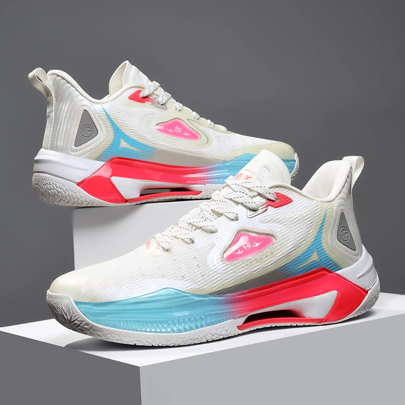 

Classic Brand Comfortable Anti Slip Basketball Training Shoe Designer Low Ankle Basketball Shoe Unisex Gym Basketball Boots